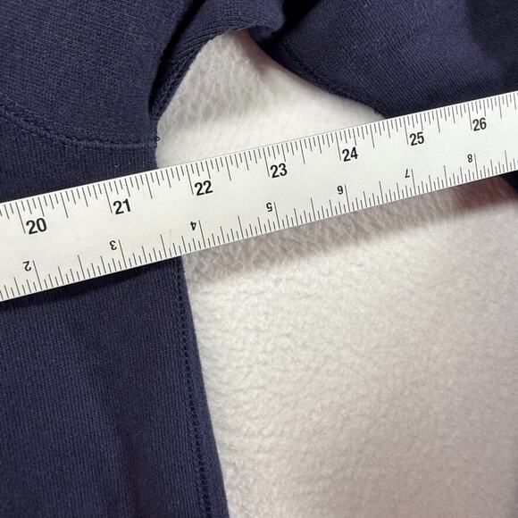 Vintage Mossimo Sweater Men's Medium Blue 1/4 Zip Pullover Skater Surfer 90s y2k - Picture 7 of 10